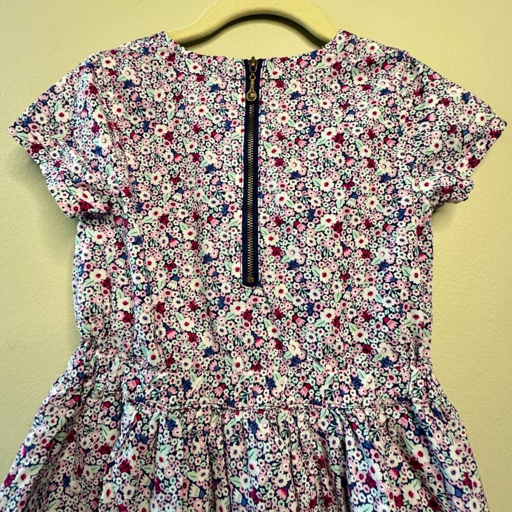 SERGENT MAJOR Ditzy Floral Dress Girls 8 130 Cotton Purple Spring Flowers Girl - Picture 4 of 10